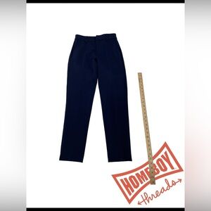 Liverpool Los Angeles Mens Pants Navy Blue Straight Leg